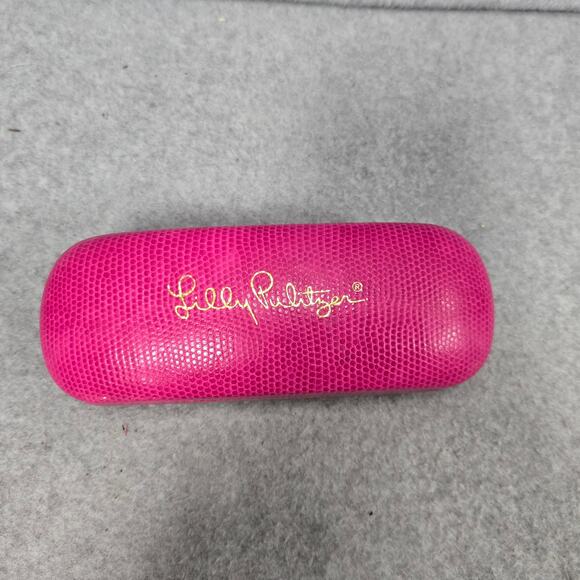 Lilly Pulitzer Pink Eye Glasses Case - Picture 1 of 4